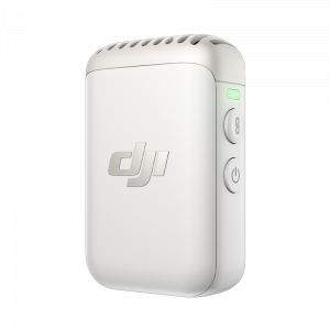Drone Nerds DJI Mic 2 Transmitter/Recorder with Built-In Microphone (Platinum White) (Open Box)