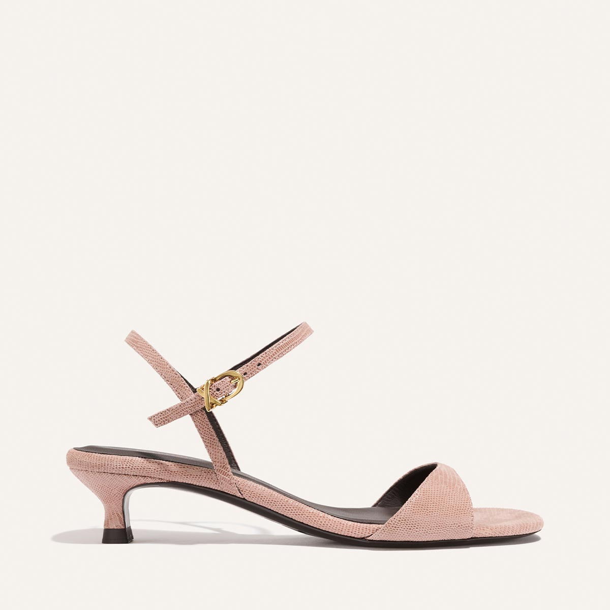 Margaux The Lotto 35 - Rose Lizard Embossed Suede
