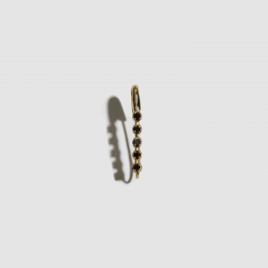 Lorenstewart Mini Diamond Prong Safety Pin Earring
