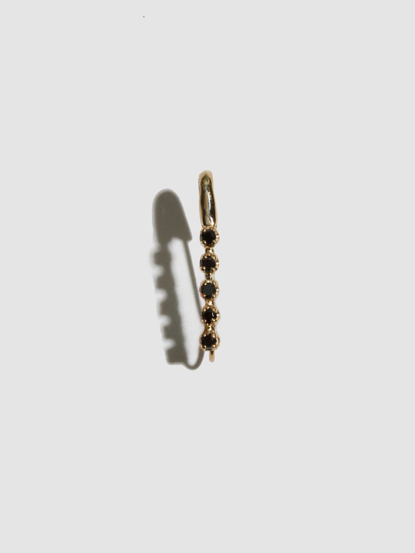 Lorenstewart Diamond Prong Safety Pin Earring