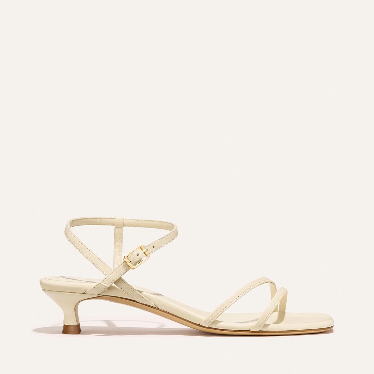 Margaux The Dylan Sandal - Ivoire Nappa