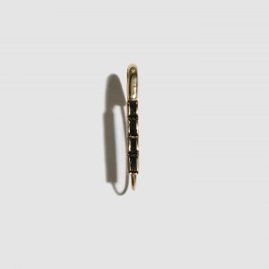 Lorenstewart Baguette Safety Pin Earring