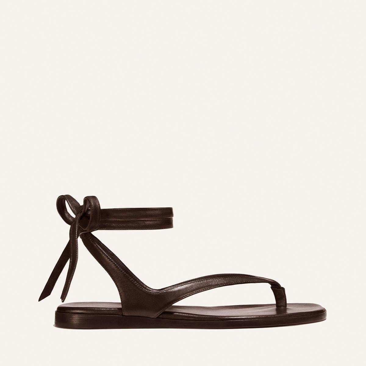 Margaux The Palermo Wrap Sandal - Espresso Nappa