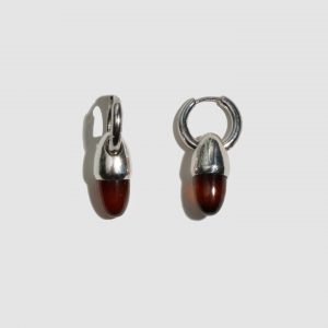 Lorenstewart Stone Capsule Hoops