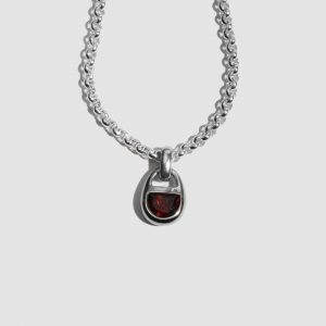 Lorenstewart Half Moon Locket Pendant