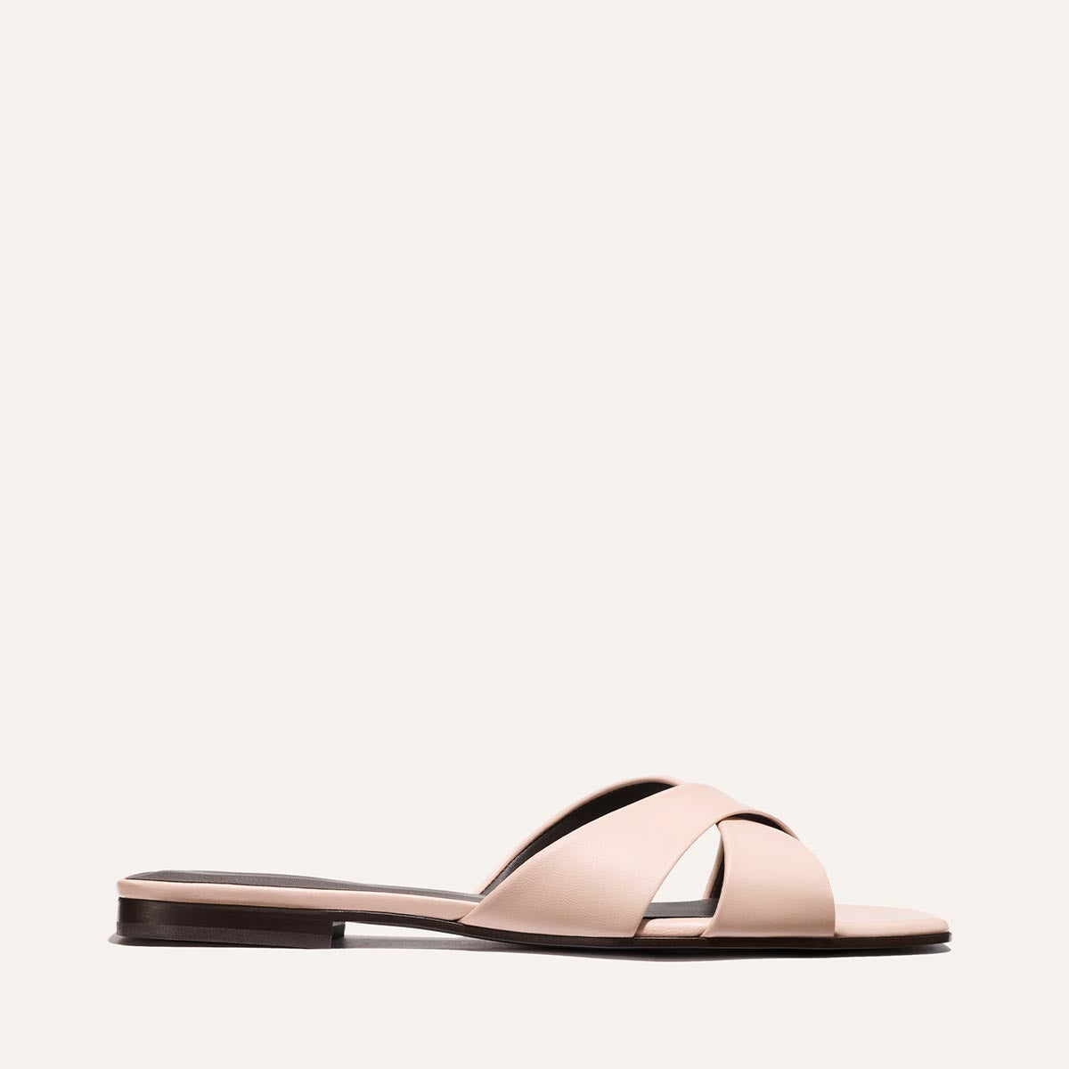 Margaux The Selene Flat Sandal - Petal Nappa