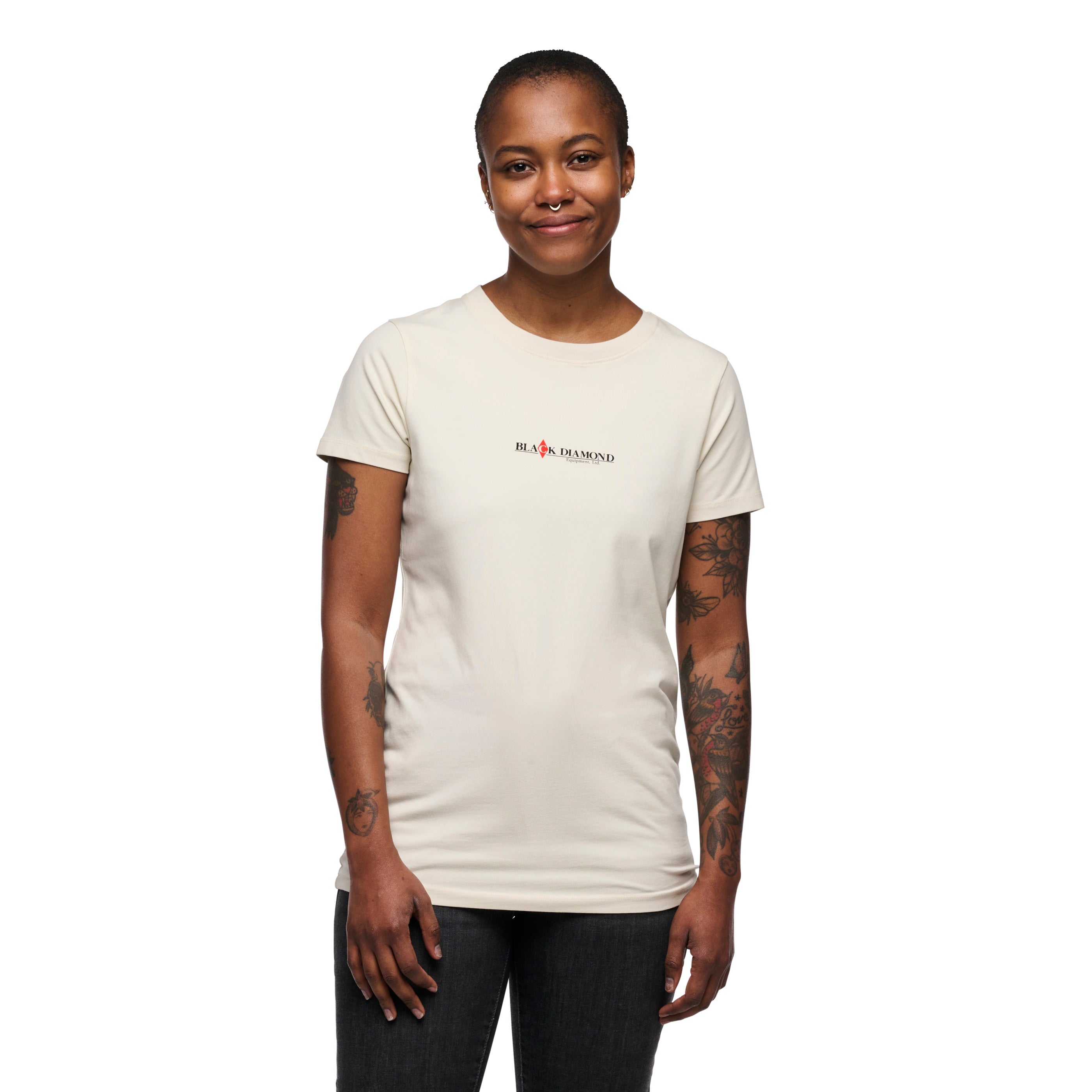 Black Diamond Women's Heritage Wordmark Tee 2nds