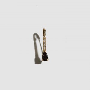 Lorenstewart Mini Gemstone Diamond Safety Pin