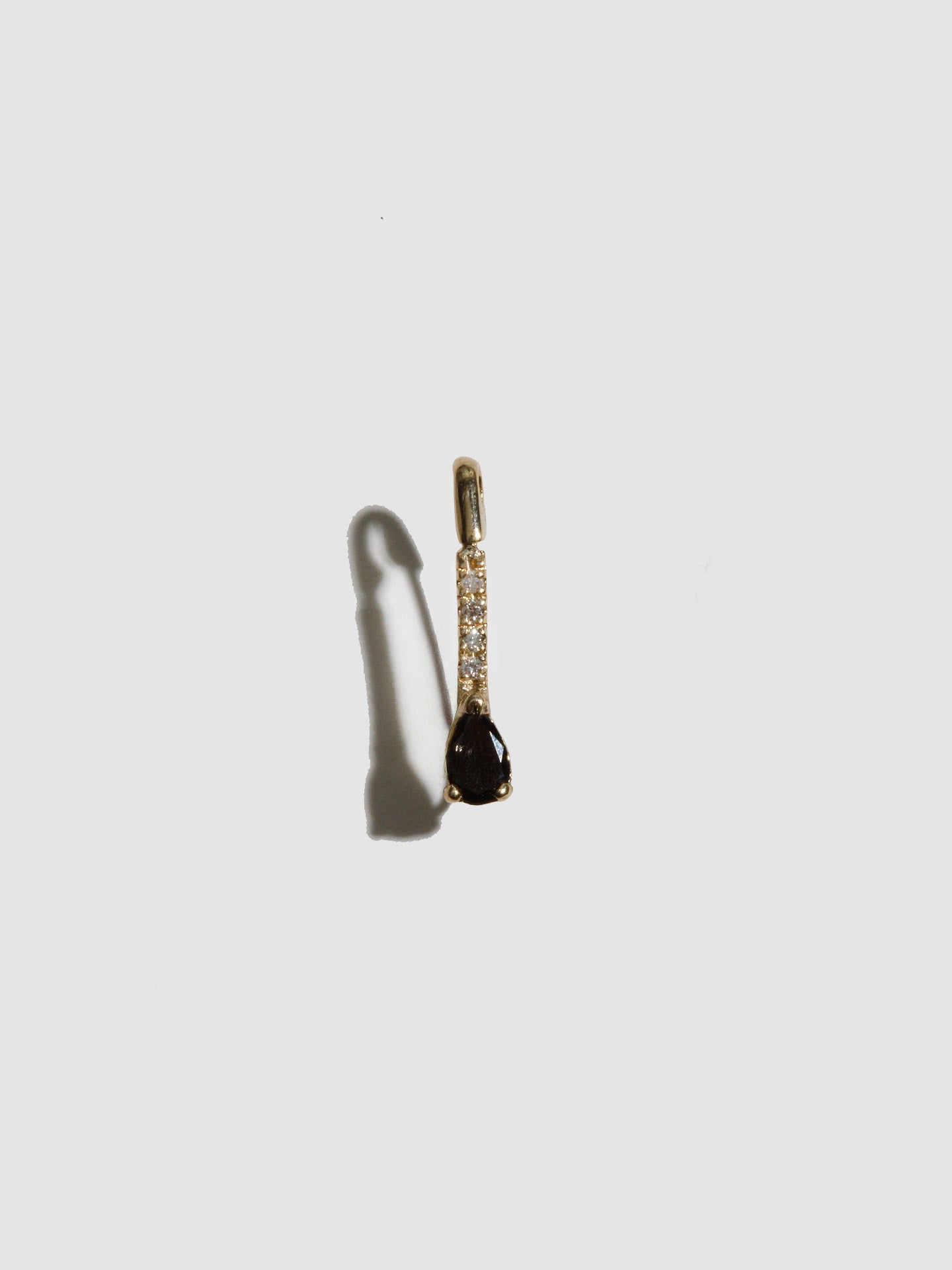Lorenstewart Mini Gemstone Diamond Safety Pin