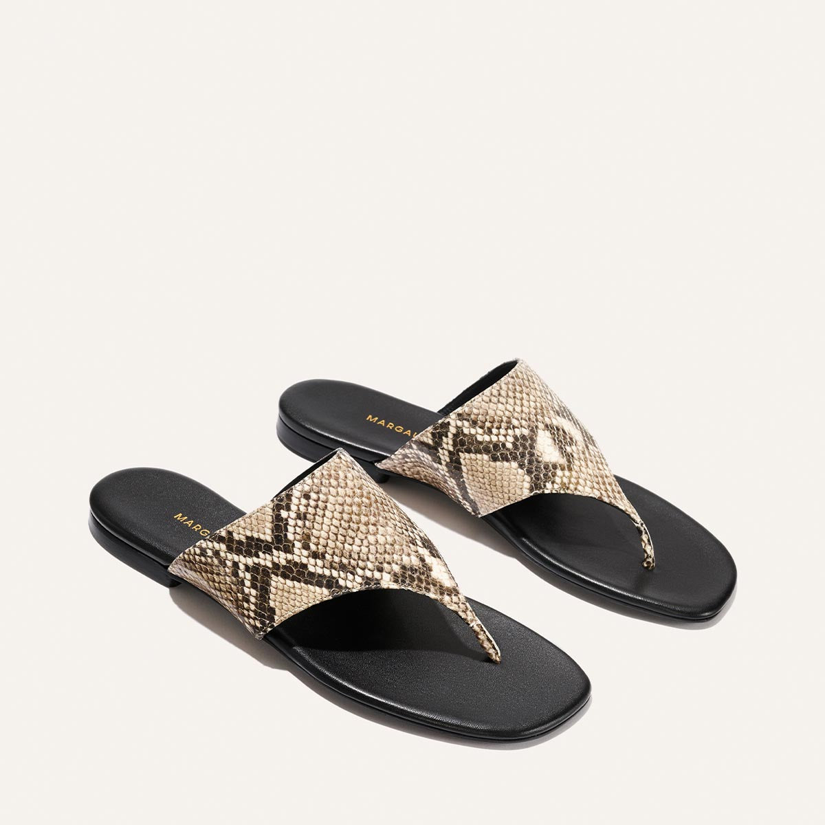 Margaux The Deia - Natural Python Embossed