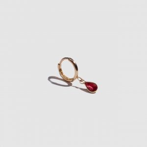 Lorenstewart Mini Gem Bezel Huggie