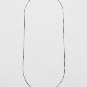 Lorenstewart Sterling Silver Twisted Rope Chain Necklace