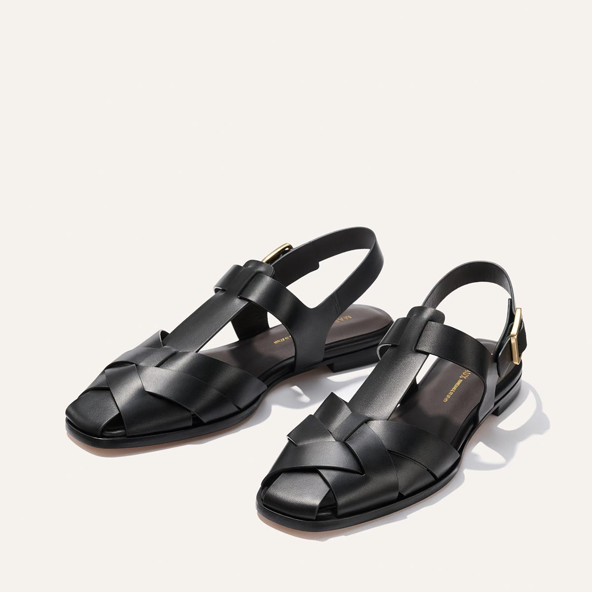 Margaux The Calypso Fisherman - Black Calf
