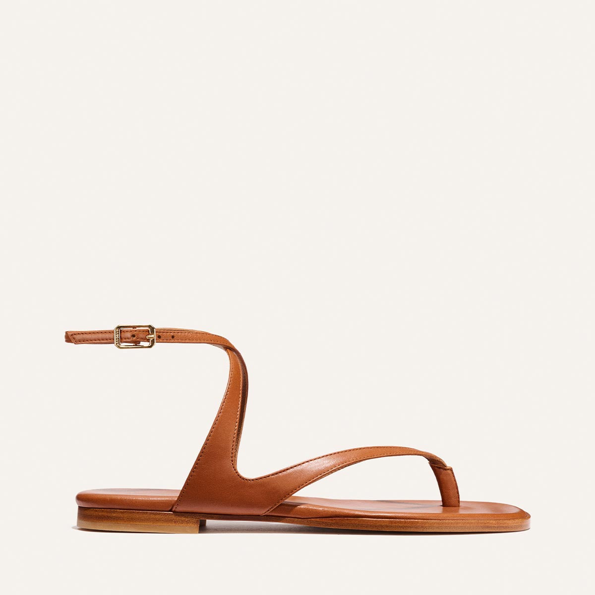 Margaux The Palermo Sandal - Saddle Nappa