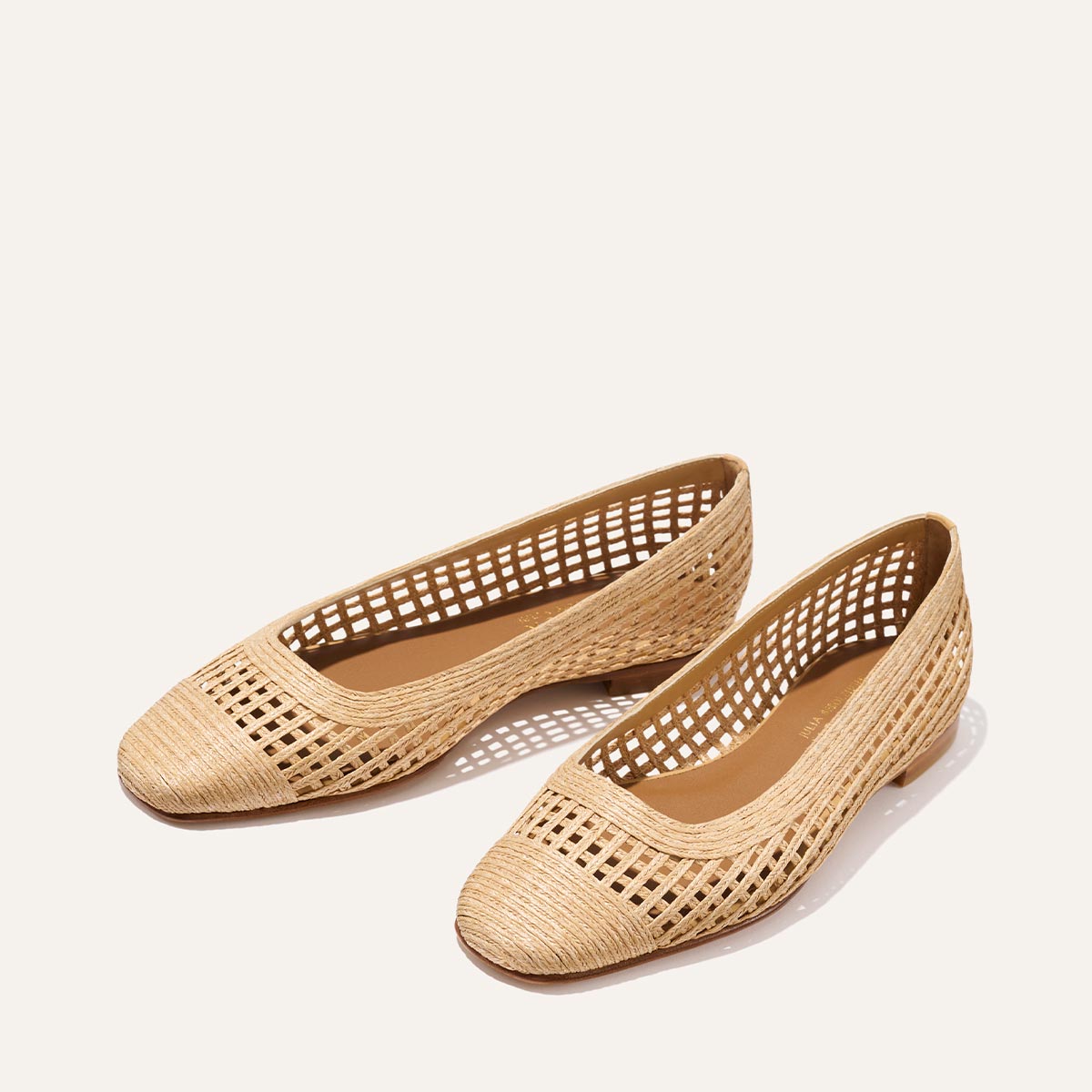 Margaux The Fonteyn - Natural Grid Raffia