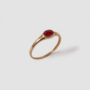Lorenstewart Mini Ruby Signet