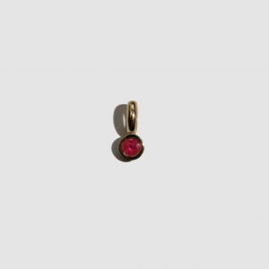 Lorenstewart Ruby Bezel Pendant