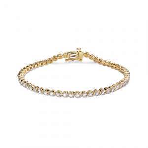 Shinola 1 Carat 7" Diamond Tennis Bracelet - Yellow Gold