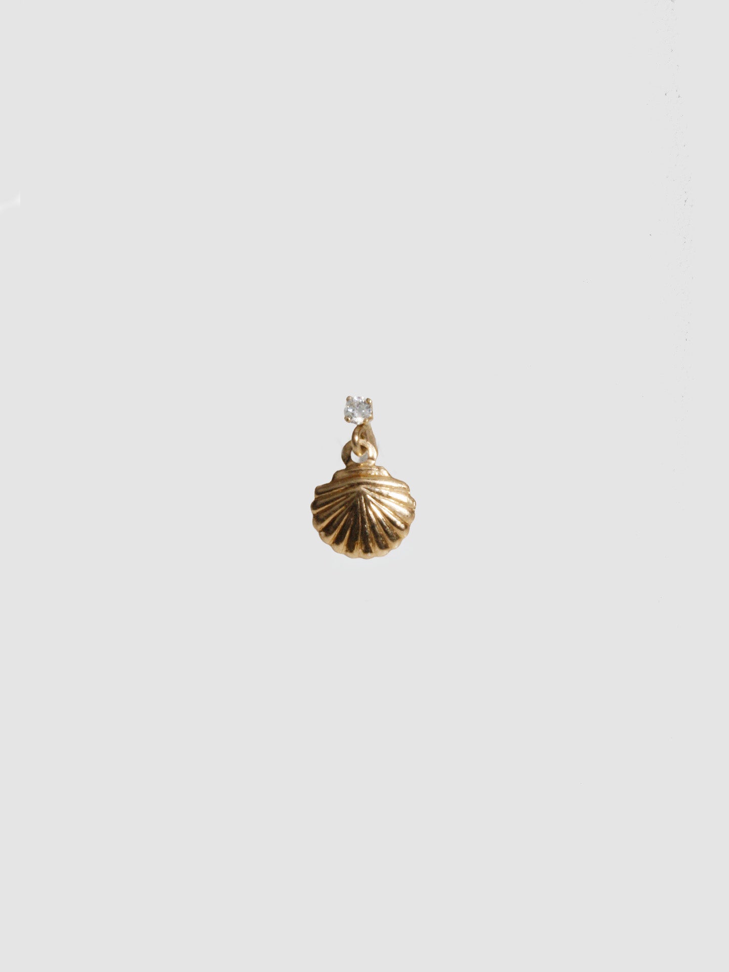 Lorenstewart Diamond Sea Shell Stud - Archival Collection