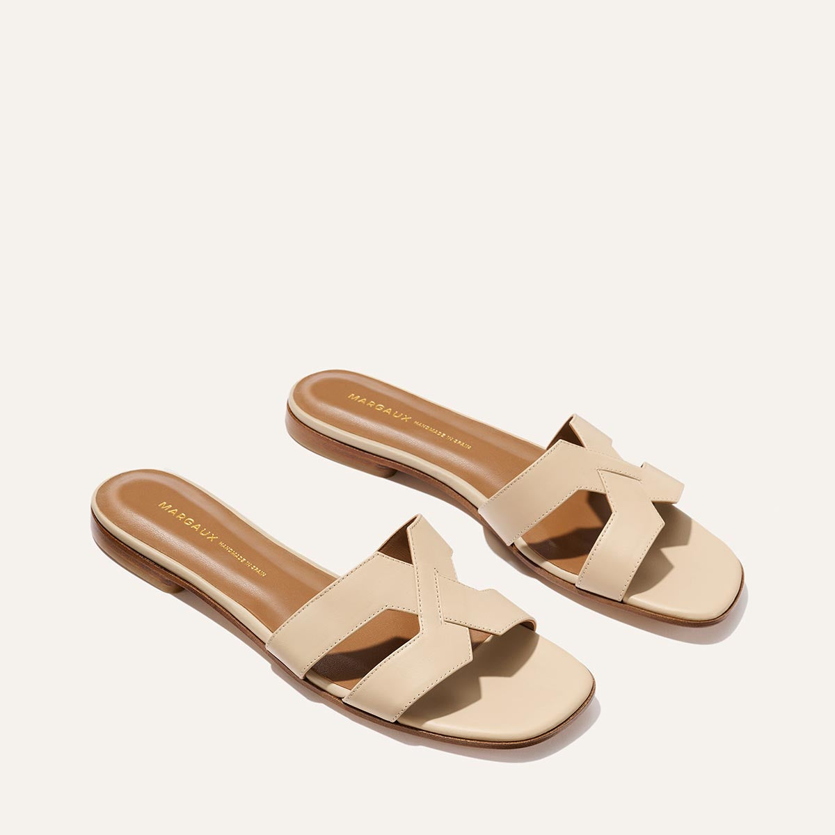 Margaux The MX Sandal - Latte Calf