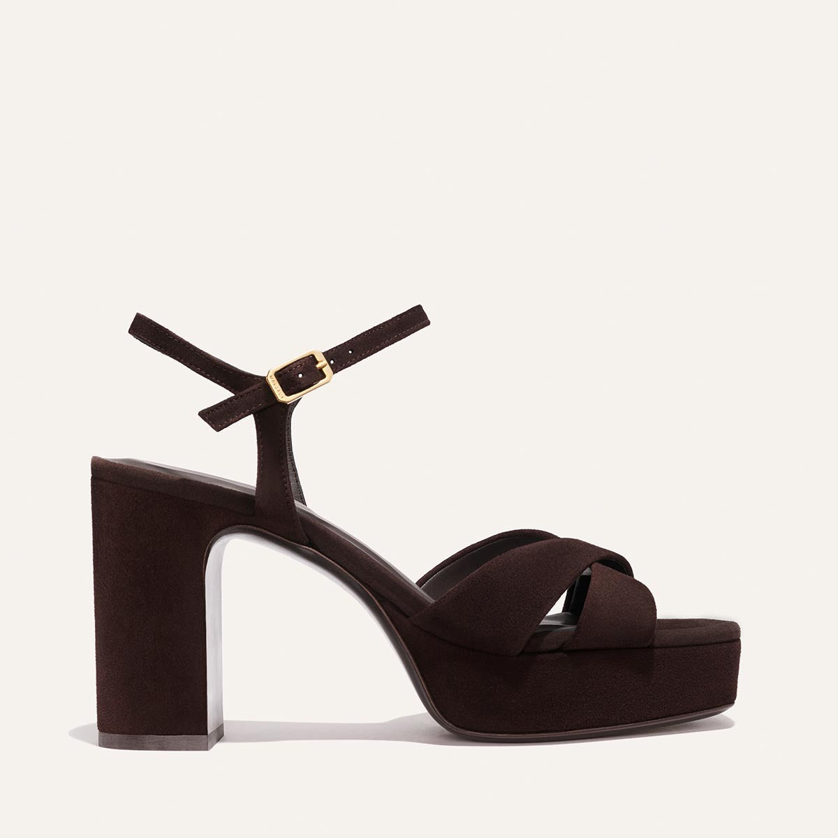 Margaux The Paloma Platform - Espresso Suede