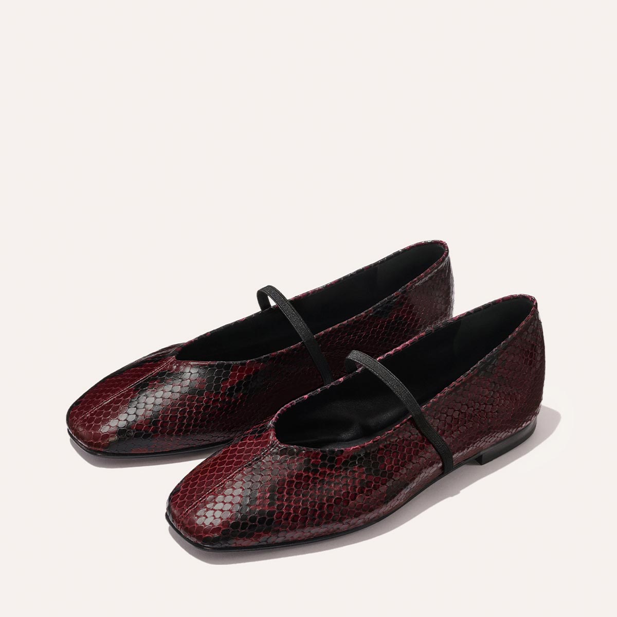 Margaux The Phoebe - Burgundy Python Embossed