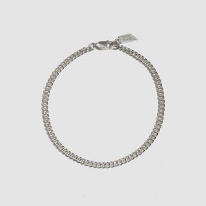 Lorenstewart Sterling Silver Curb Chain Bracelet
