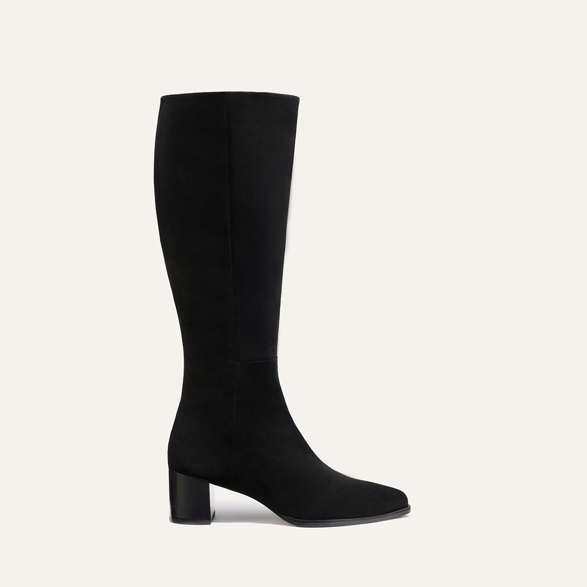 Margaux The Uptown Boot - Black Suede