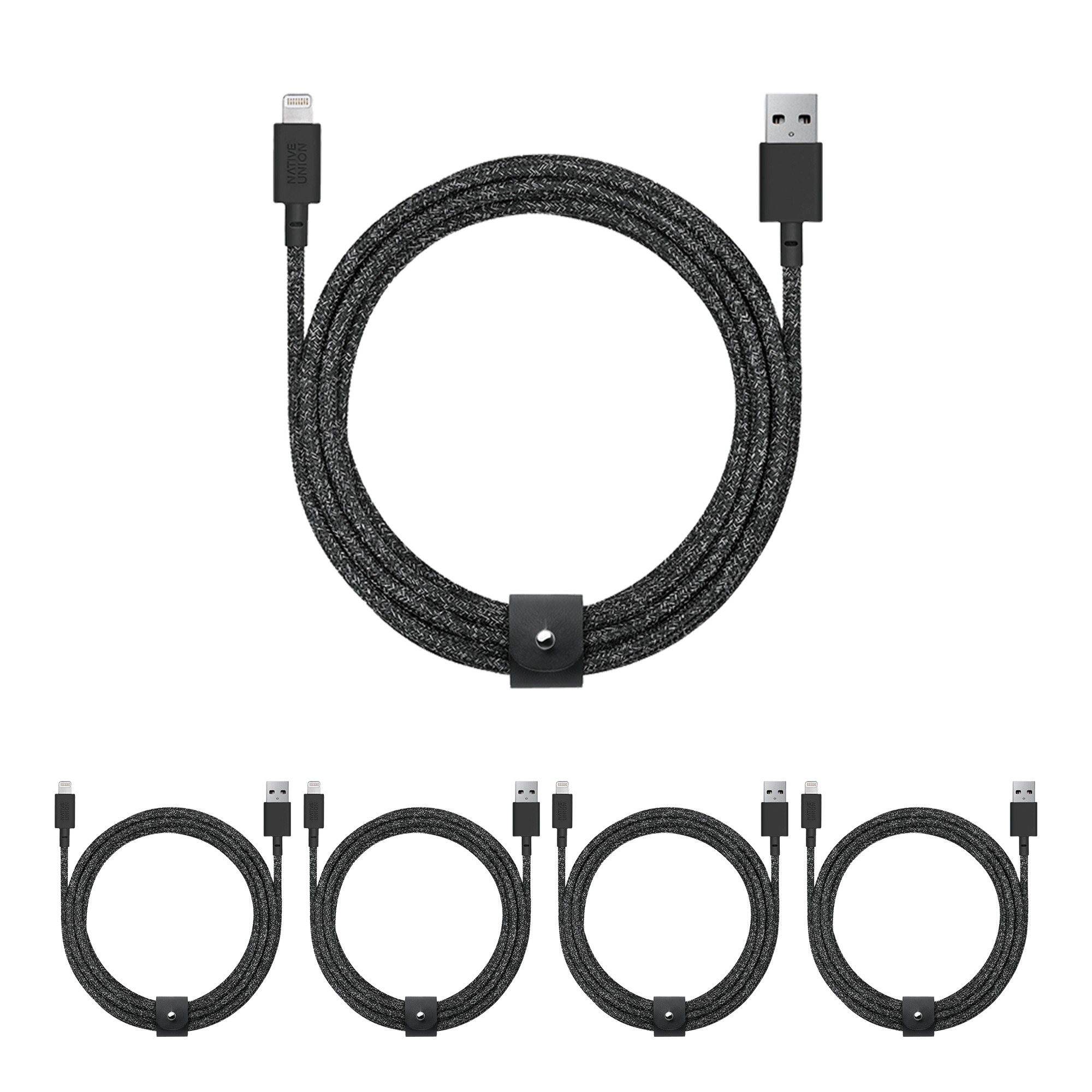 Native Union 5-Pack Belt Cable XL (USB-A to Lightning)