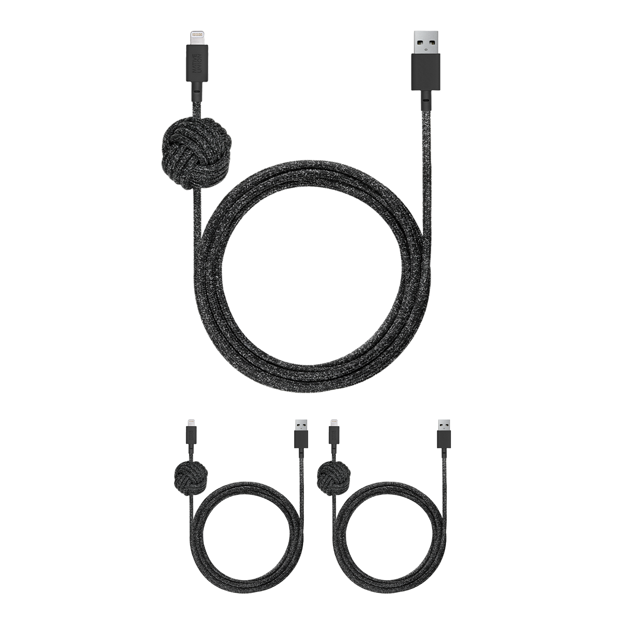 Native Union 3-Pack Night Cable (USB-A to Lightning)