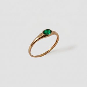 Lorenstewart Mini Emerald Signet