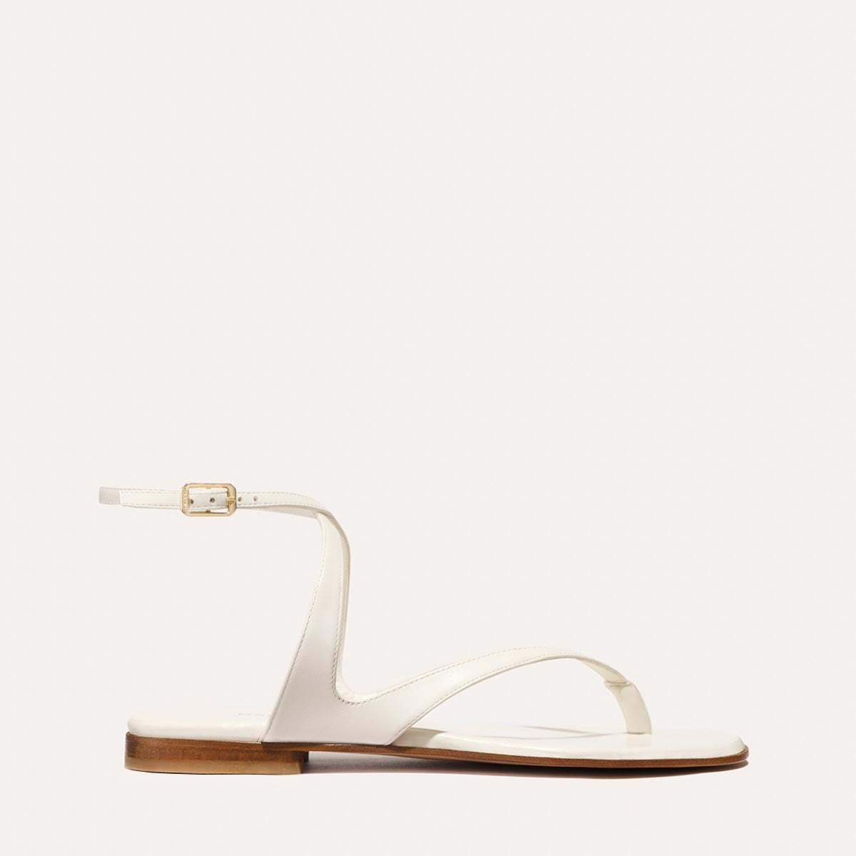 Margaux The Palermo Sandal - Ivory Nappa