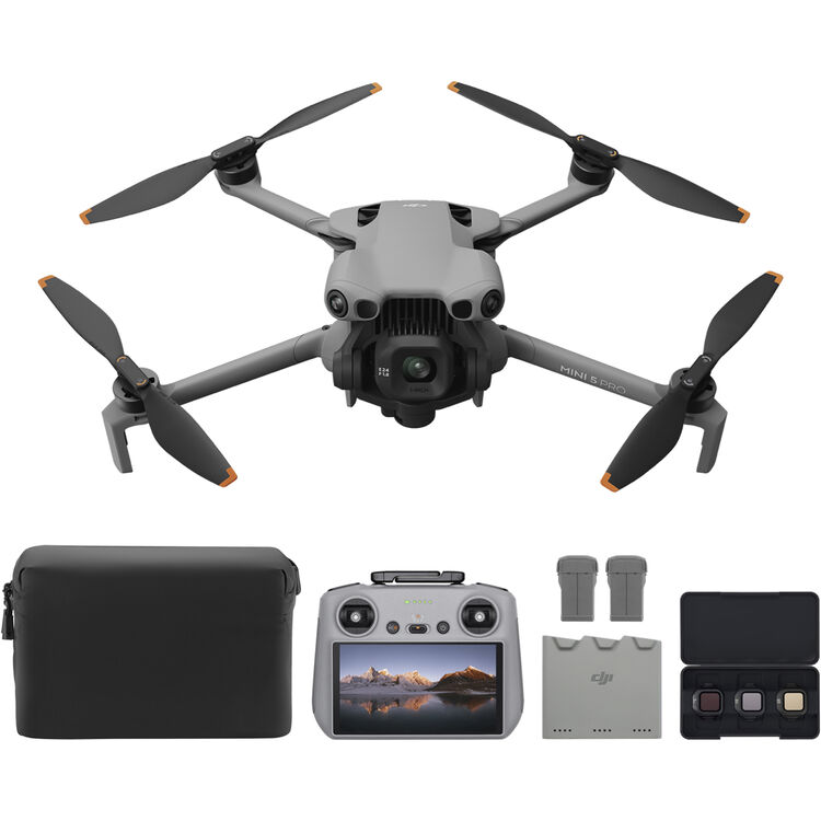 Drone Nerds DJI Mini 5 Pro Drone Fly More Combo Plus with DJI RC2 (Open Box)