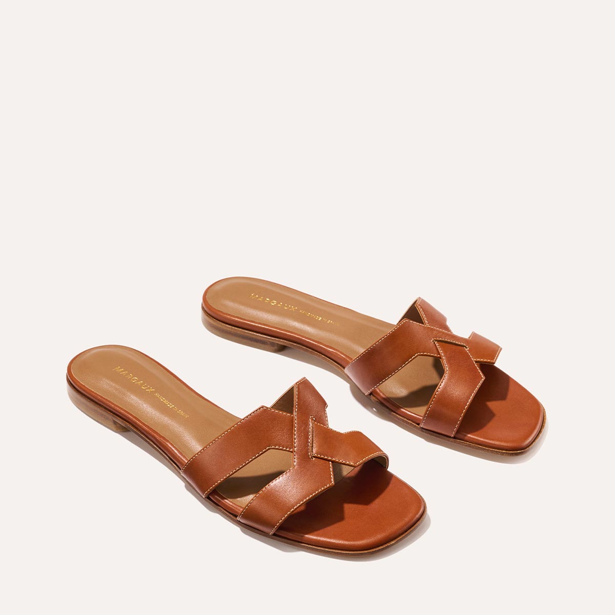 Margaux The MX Sandal - Saddle Calf