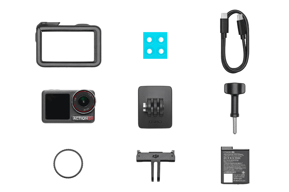 Drone Nerds DJI Osmo Action 5 Pro 4K Action Camera Standard Combo (Open Box)