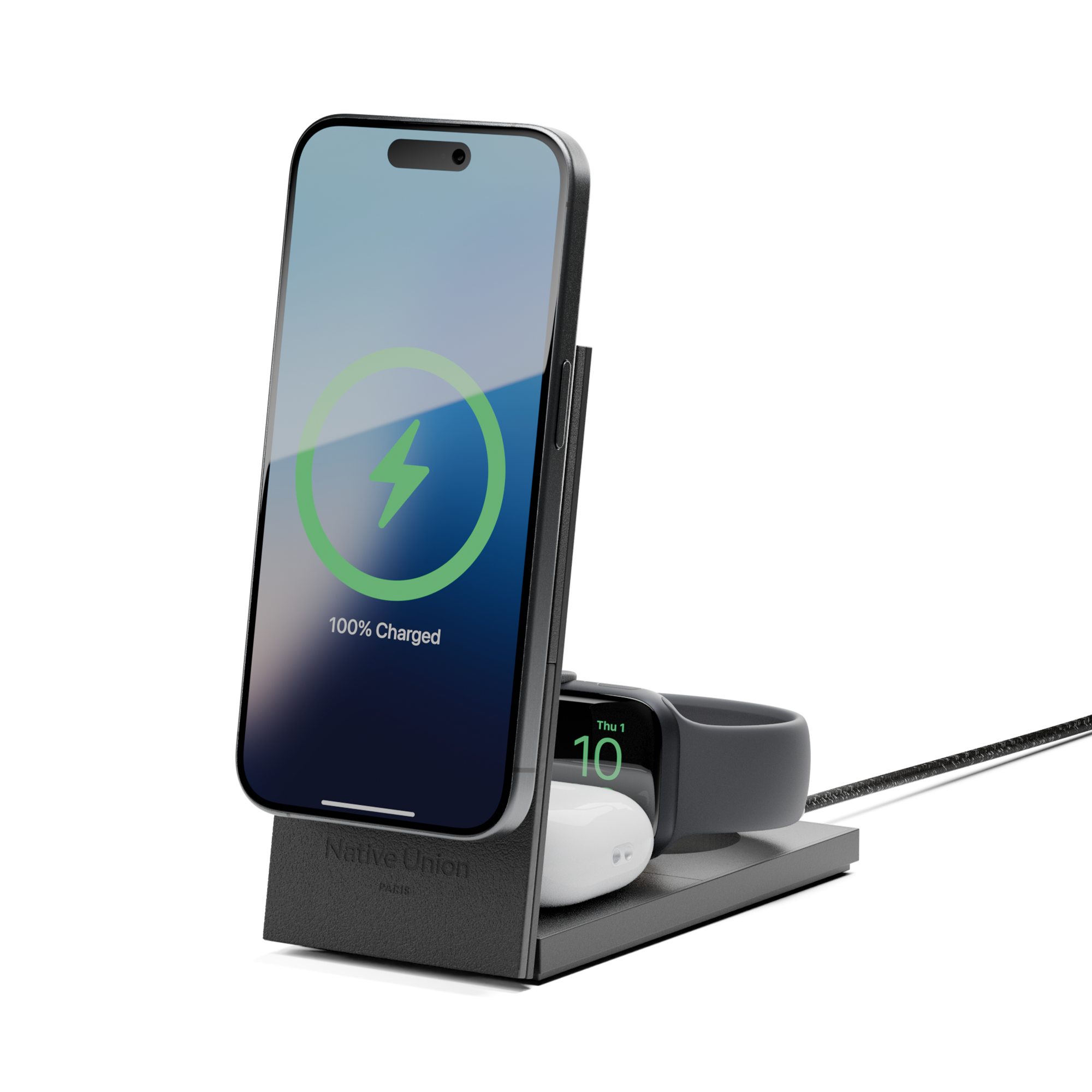 Native Union Rise 3-in-1 Magnetic Wireless Charger