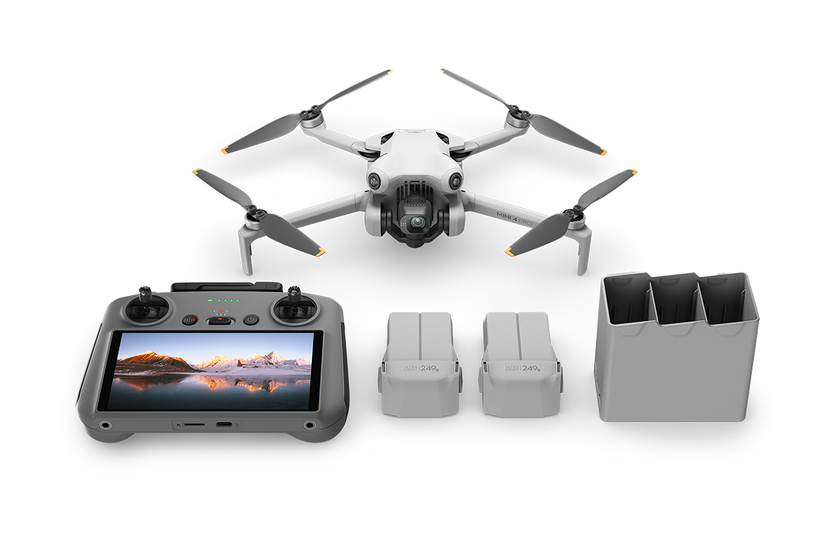 Drone Nerds DJI Mini 4 Pro Drone Fly More Combo Plus with DJI RC 2 (Open Box)