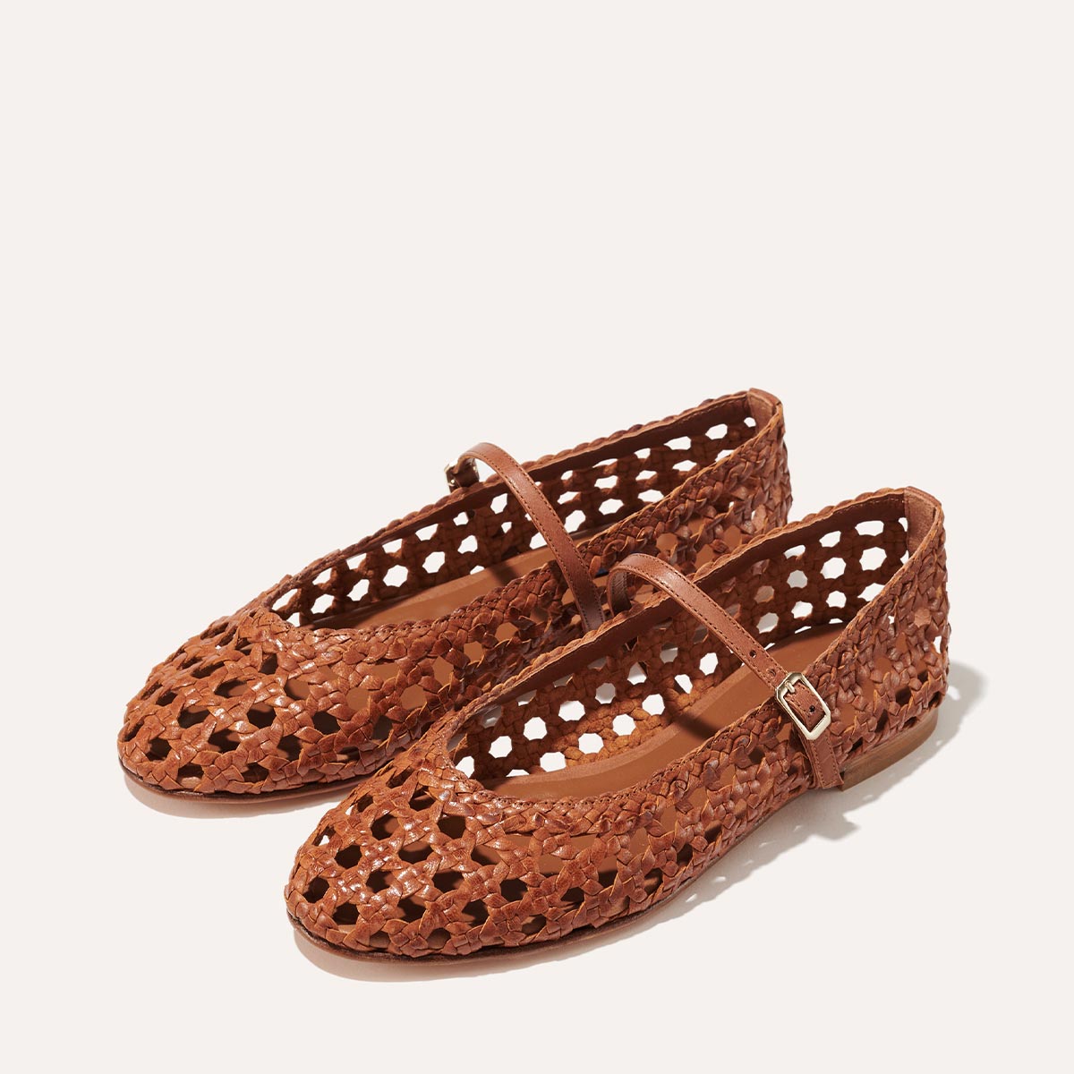 Margaux The Demi Jane - Saddle Woven Leather