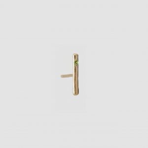 Lorenstewart Peridot Solo Rod Stud