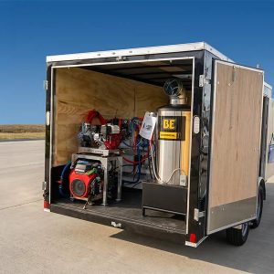 Drone Nerds Peak Pro Solution Suite Cleaning Trailer - ABZ C10 Drone with Trailer