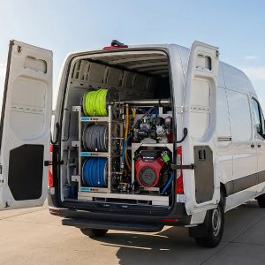 Drone Nerds Apex Pro Solution Suite Cleaning Van Skid - ABZ C10 Drone with Van Skid