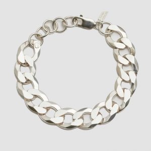 Lorenstewart XXL Diamond Cut Curb Chain Bracelet - Archival Collection