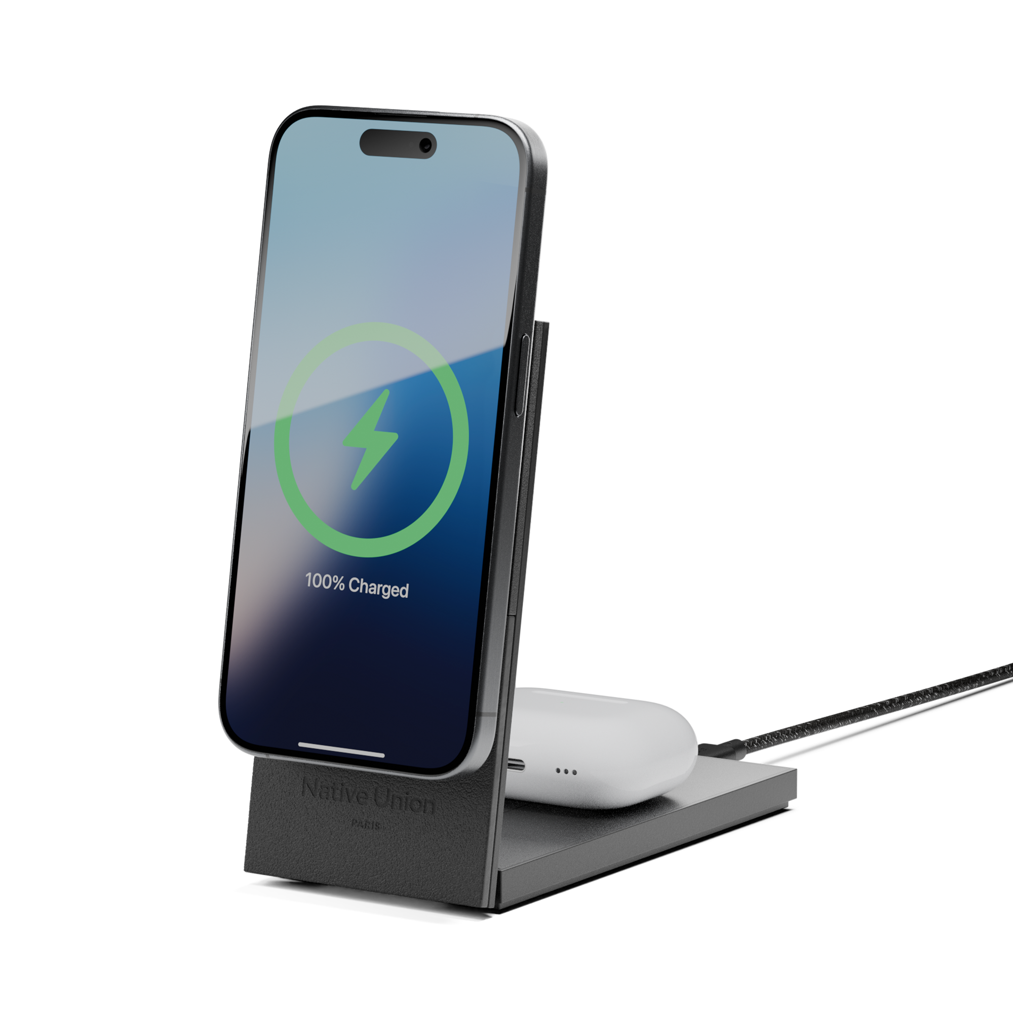 Native Union Rise 2-in-1 Magnetic Wireless Charger