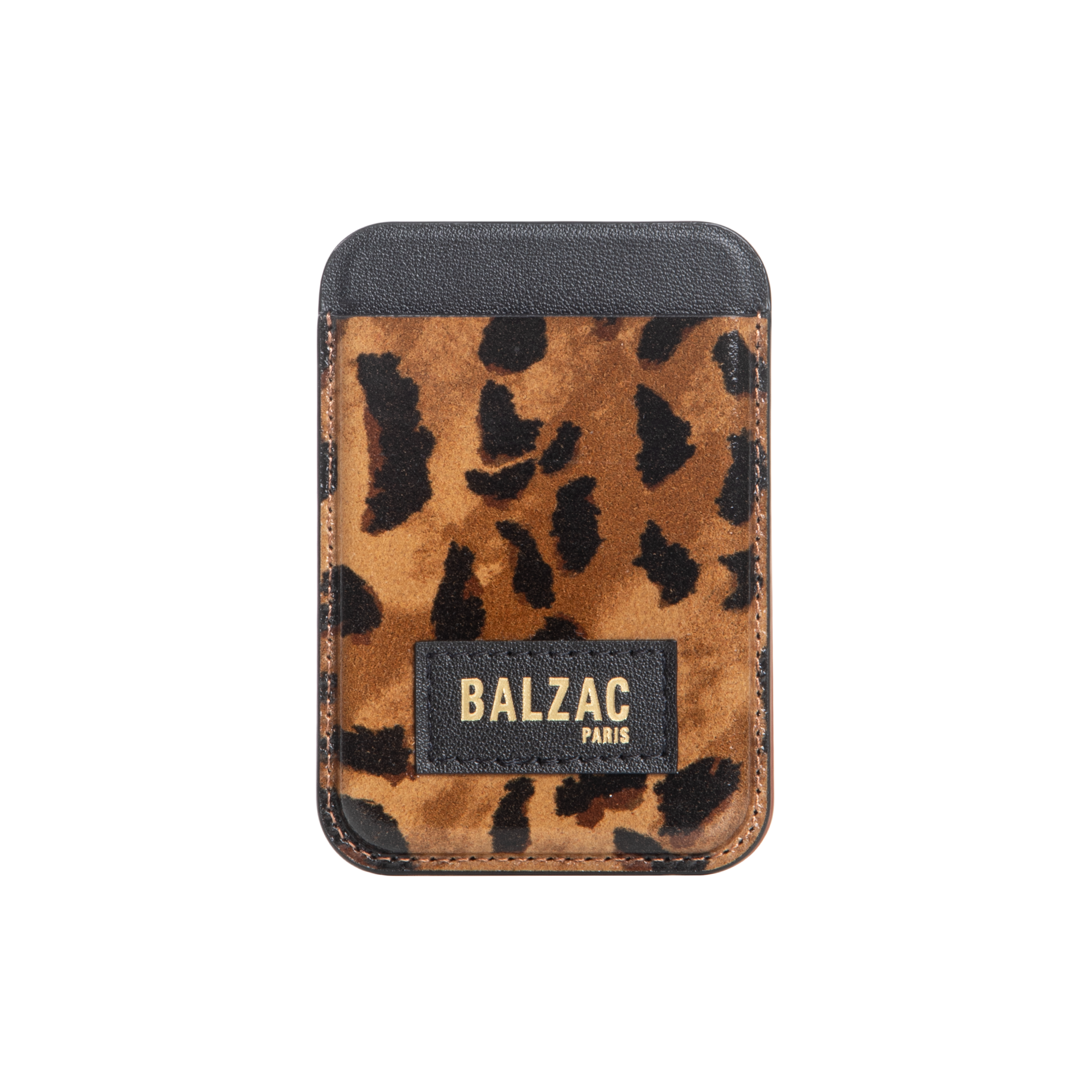 Native Union Cheetah Cappuccino Magnetic Card Holder