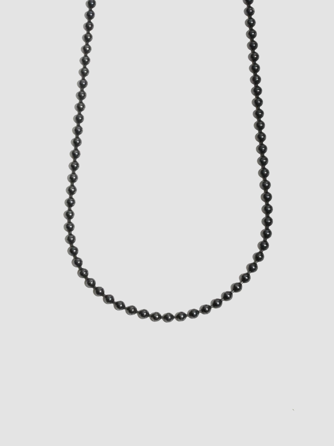 Lorenstewart Oxidized Ball & Chain Necklace - Archival Collection