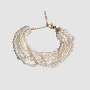 Lorenstewart Layered Mixed Pearl Bracelet - Archival Collection