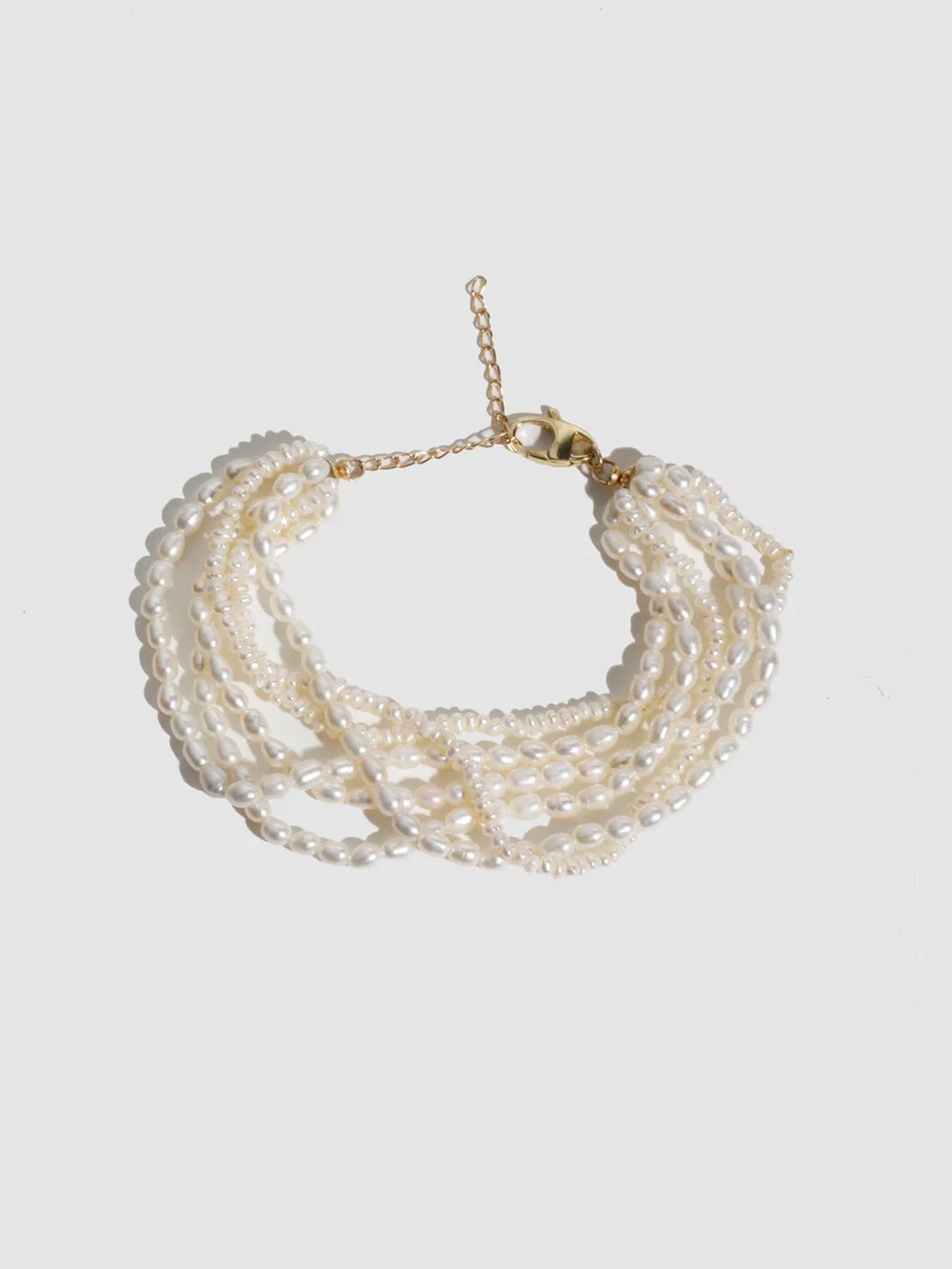 Lorenstewart Layered Mixed Pearl Bracelet - Archival Collection