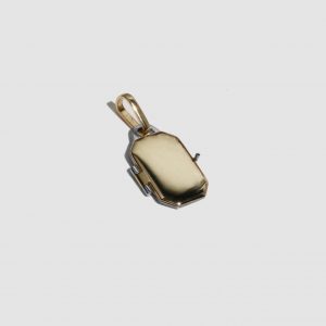 Lorenstewart Mixed Metal Octagonal Locket Pendant x okay______fine