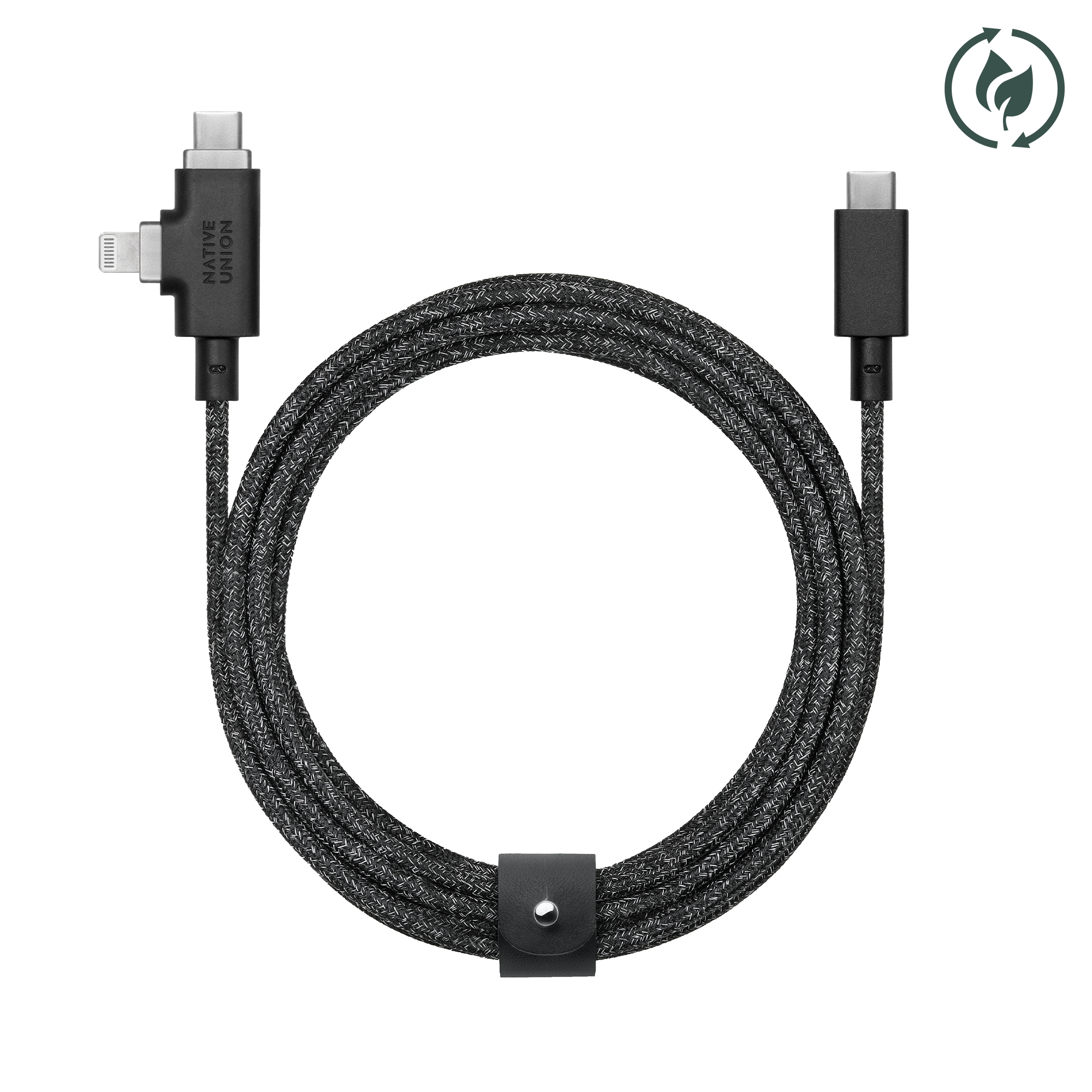 Native Union Belt Cable Duo Pro 240W (USB-C to USB-C & Lightning)