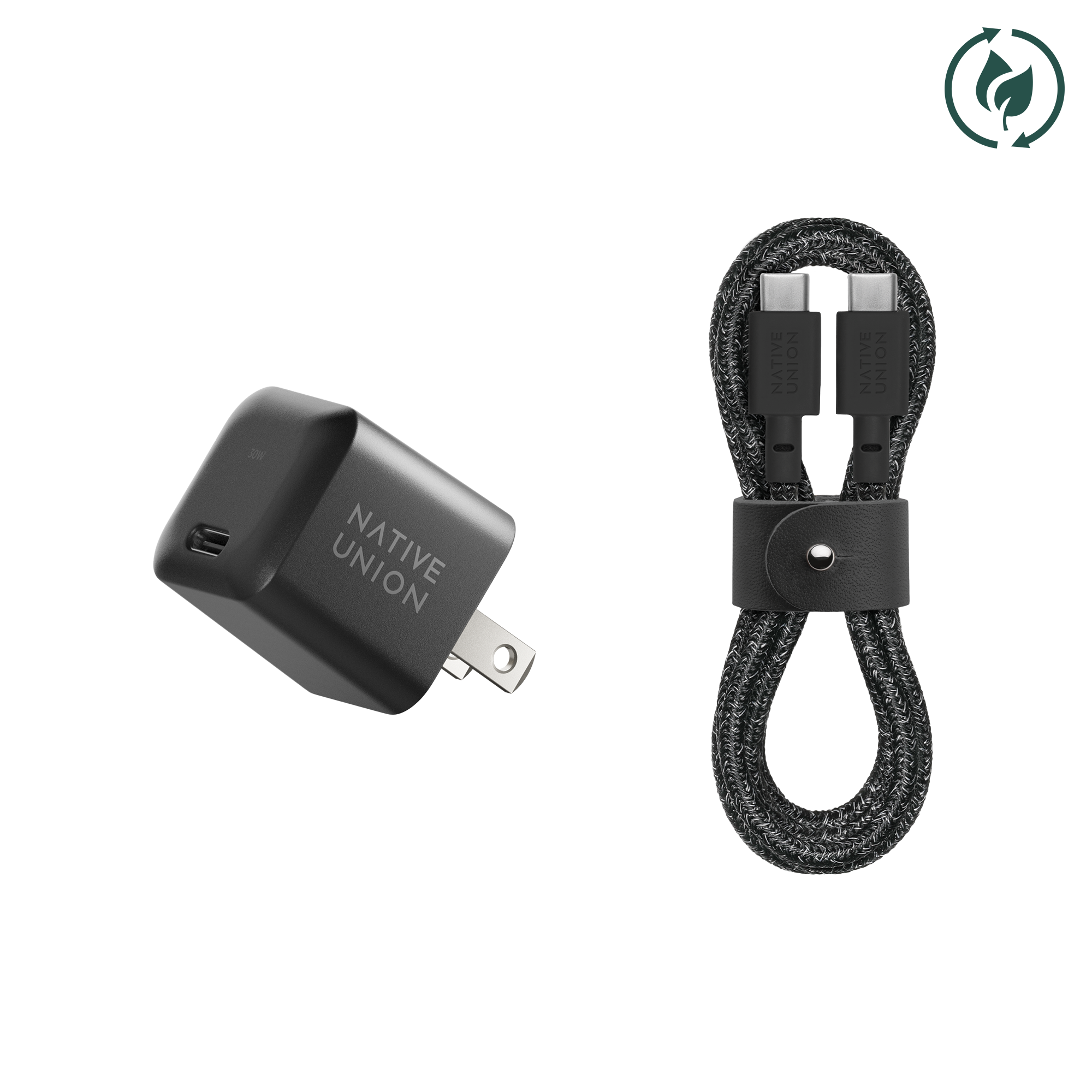 Native Union Fast GaN Charger PD 30W with USB-C Cable